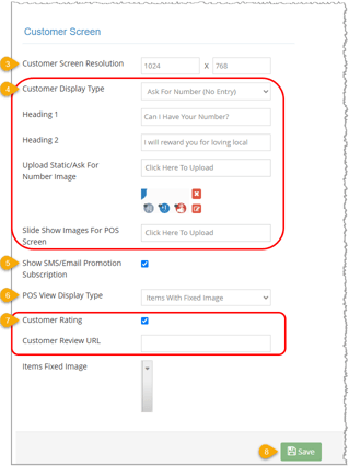 How to Customize Your Customer Screen