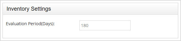 Image showing the Inventory Settings section of the General Settings page of the Bottle POS Admin.